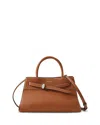 Veronica Beard Dash Top Handle Bag In Brown