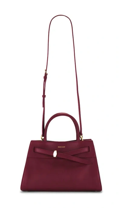 Veronica Beard Dash Bag In Burgundy