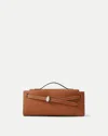 Veronica Beard Dash Clutch In Brown