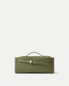 Veronica Beard Dash Clutch In Green