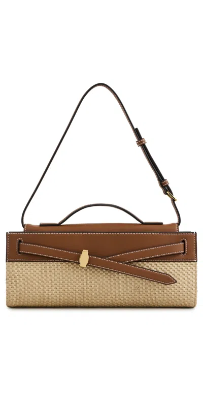 Veronica Beard Dash Clutch Hazelwood Natural In Brown
