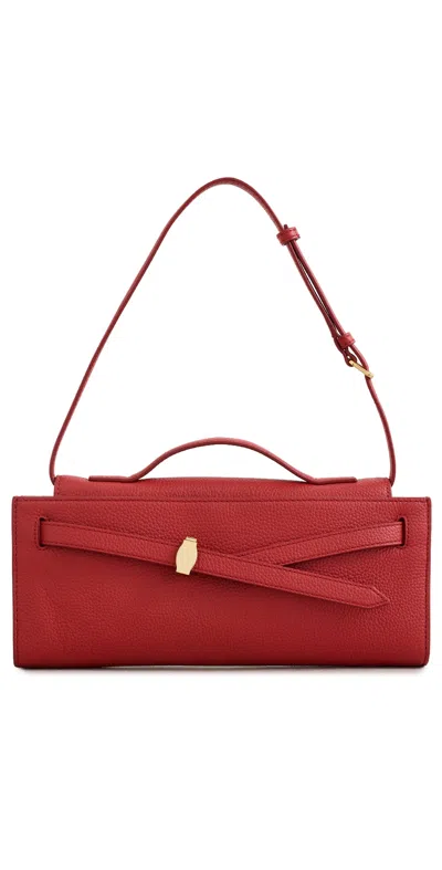 Veronica Beard Dash Clutch Red