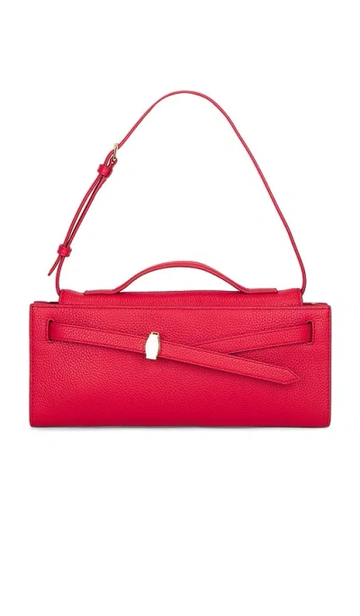 Veronica Beard Dash Clutch In Red