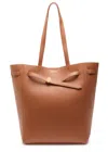 Veronica Beard Dash Leather Tote Bag In Brown