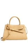 Veronica Beard Dash Leather Tote In Sand