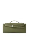 Veronica Beard Dash Clutch In Green