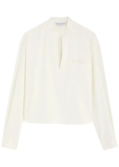 Veronica Beard Dean Blouse In Cream