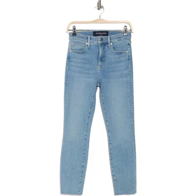 Veronica Beard Debbie High Waist Skinny Jeans In Pale Nova
