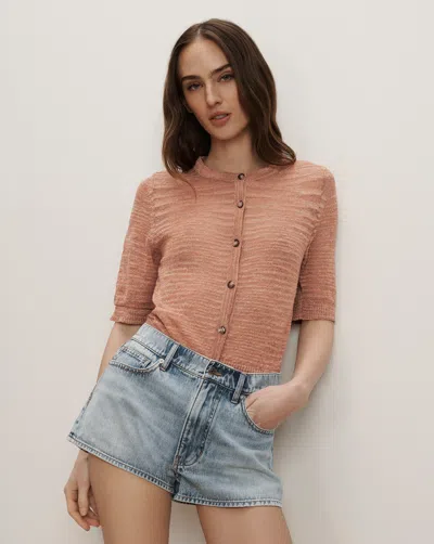 Veronica Beard Delaney Denim Short In Blue