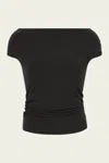 Veronica Beard Delanna Off The Shoulder Top In Black