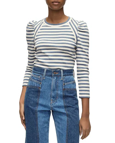 Veronica Beard Delano Top In White