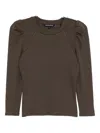 Veronica Beard Delano Top In Brown
