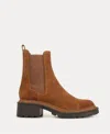 Veronica Beard Delilah Cap Toe Chelsea Boot In Brown