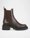Veronica Beard Delilah Cap Toe Chelsea Boot In Espresso