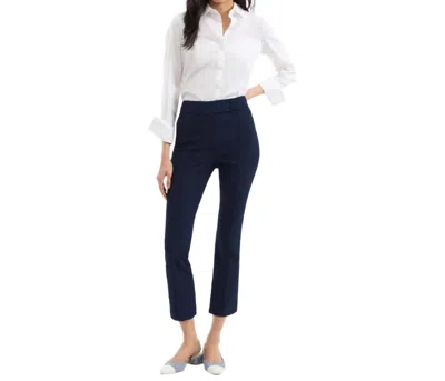 Veronica Beard Dell Pant In Navy In Blue