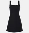 Veronica Beard Delphine Cotton-blend Minidress In Black