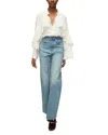 Veronica Beard Demaris Blouse In Gray