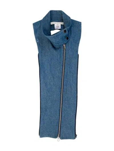 Pre-owned Veronica Beard Demein Dicky In Blue