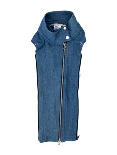 Pre-owned Veronica Beard Denim Dickey In Blue