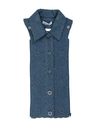 Pre-owned Veronica Beard Denim Dickey In Blue