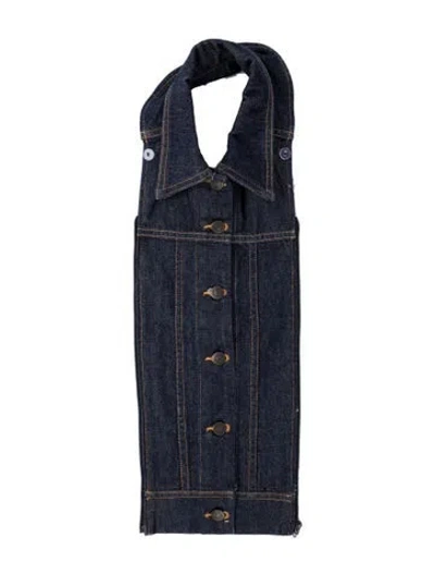 Pre-owned Veronica Beard Denim Dickey In Blue