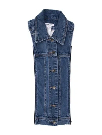 Pre-owned Veronica Beard Denim Dickey In Blue
