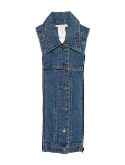 Pre-owned Veronica Beard Denim Dickey In Blue