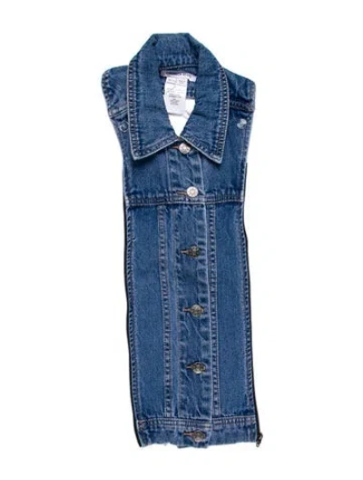 Pre-owned Veronica Beard Denim Dickey W/ Tags In Blue