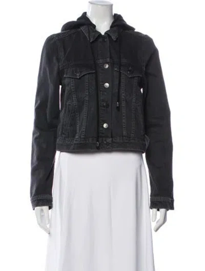 Pre-owned Veronica Beard Denim Jacket In Black