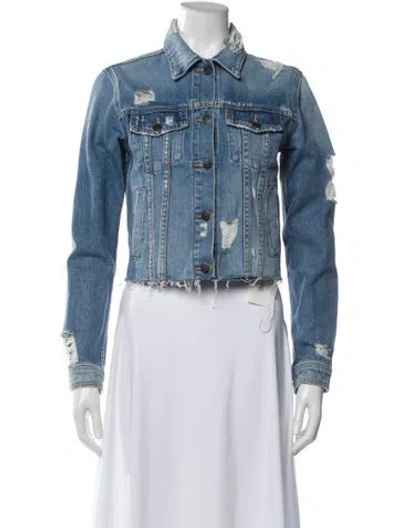 Pre-owned Veronica Beard Denim Jacket In Blue