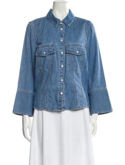 Pre-owned Veronica Beard Denim Jacket In Blue