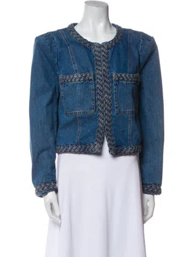Pre-owned Veronica Beard Denim Jacket In Blue