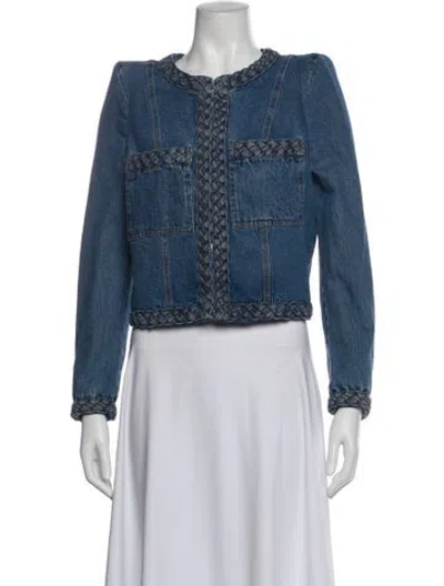 Pre-owned Veronica Beard Denim Jacket In Blue