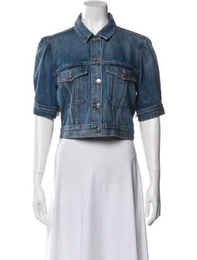 Pre-owned Veronica Beard Denim Jacket In Blue