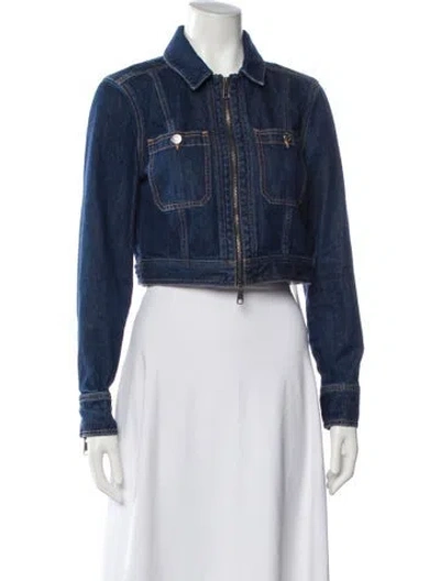 Pre-owned Veronica Beard Denim Jacket In Blue