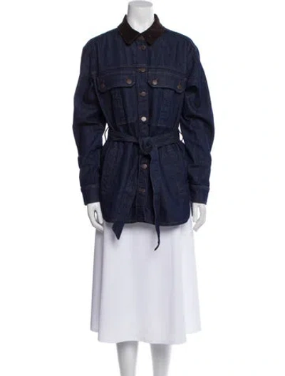 Pre-owned Veronica Beard Denim Jacket In Blue