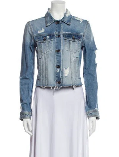 Pre-owned Veronica Beard Denim Jacket In Blue