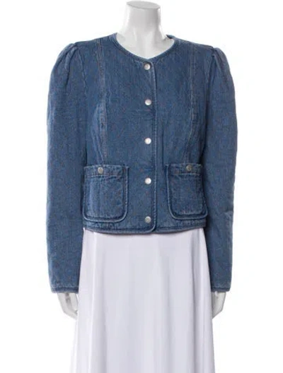 Pre-owned Veronica Beard Denim Jacket In Blue