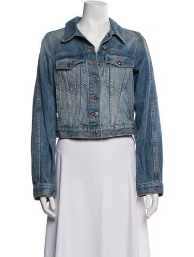 Pre-owned Veronica Beard Denim Jacket In Blue