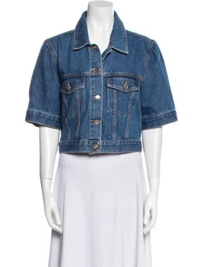 Pre-owned Veronica Beard Denim Jacket In Blue