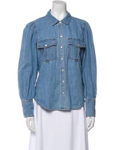 Pre-owned Veronica Beard Denim Jacket In Blue