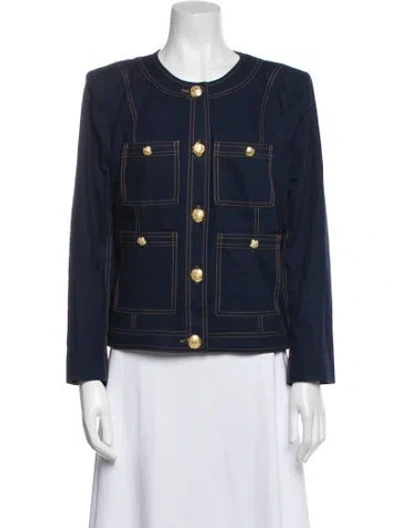Pre-owned Veronica Beard Denim Jacket In Blue