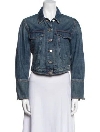 Pre-owned Veronica Beard Denim Jacket In Blue