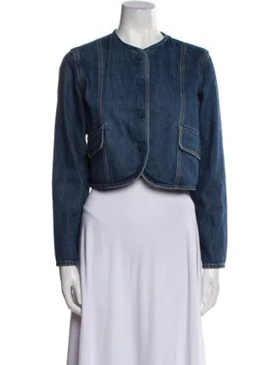 Pre-owned Veronica Beard Denim Jacket In Blue