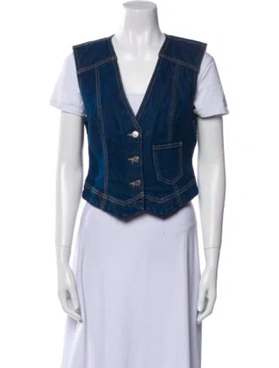 Pre-owned Veronica Beard Denim Jacket In Blue