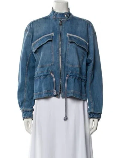Pre-owned Veronica Beard Denim Jacket In Blue
