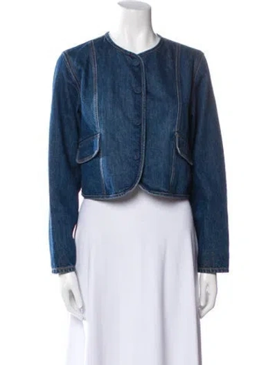 Pre-owned Veronica Beard Denim Jacket In Blue