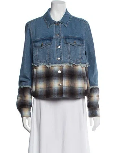 Pre-owned Veronica Beard Denim Jacket In Blue