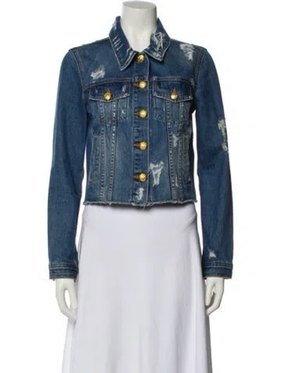 Pre-owned Veronica Beard Denim Jacket In Blue