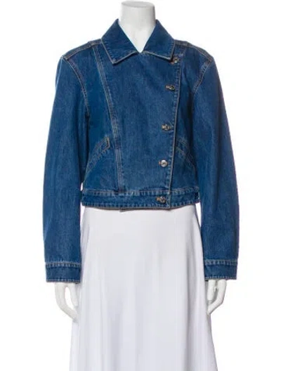 Pre-owned Veronica Beard Denim Jacket In Blue